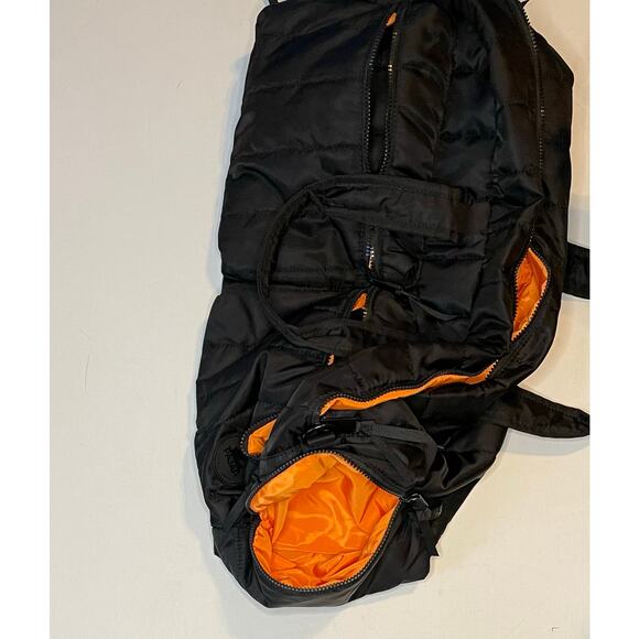 NWOT Pajar Black Puffer Quilted Carry-On Duffel Bag Travel Gym Tote 21” ski gear - Picture 11 of 14